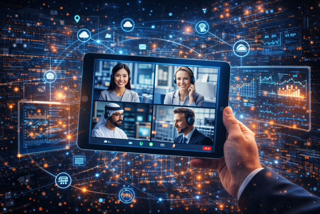 AI 빅데이터 클라우드 기반 글로벌 기술 이미지