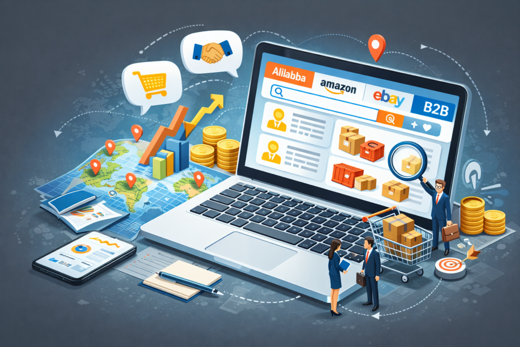 B2B 플랫폼을 통한 해외 바이어 검색 이미지