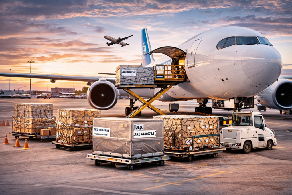 컨테이너 선적과 글로벌 물류 운송 이미지