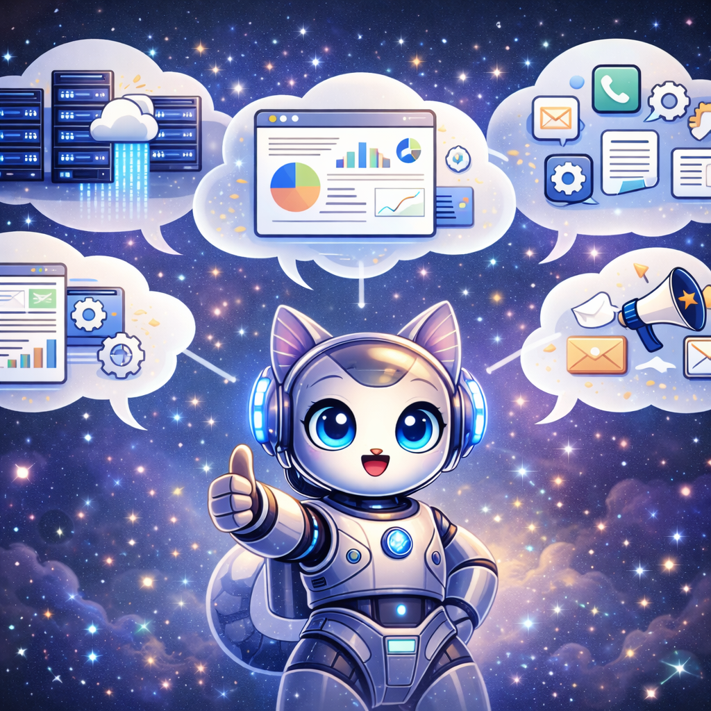 AI automation workflow concept