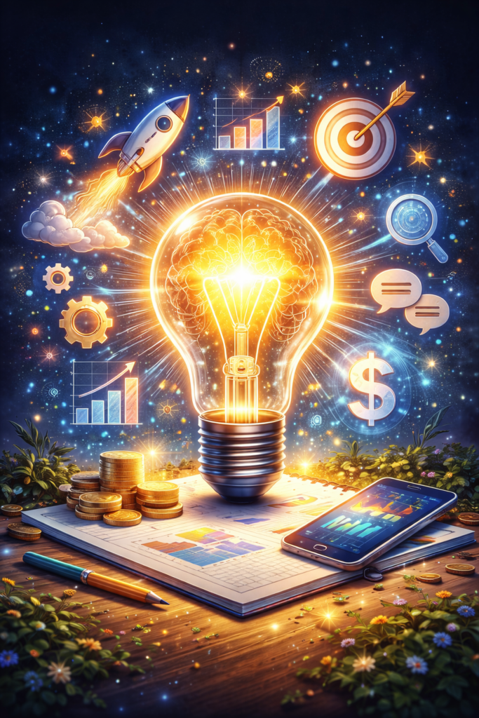 스타트업 아이디어 창업 혁신 비즈니스 컨셉